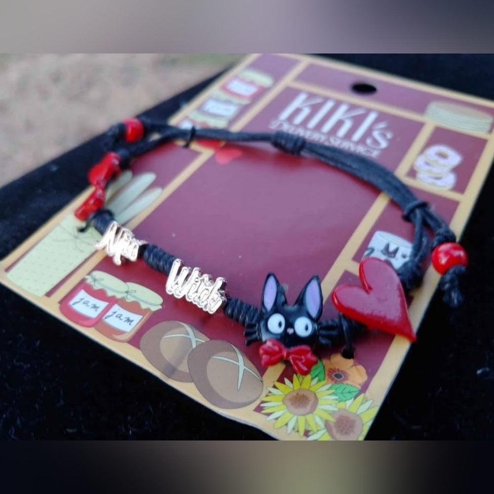 NWT Studio Ghibli Bracelet - Kikis Delivery Service - Anime Jewelry Jiji Cat